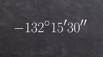 Pre-Calculus - Converting an angle from minutes and seconds to decimals - Math tips and tricks