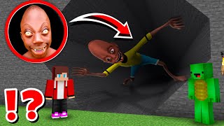JJ and Mikey FOUND a SCARY TUNNEL with TENGE TENGE in Minecraft - Maizen