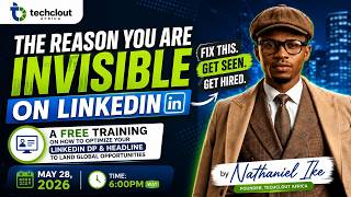 Your LinkedIn Profile Is Killing Your Chances. Let’s Fix That LIVE. | Free Training Your LinkedIn Profile Is Killing Your Chances. Let’s Fix That LIVE. | Free Training