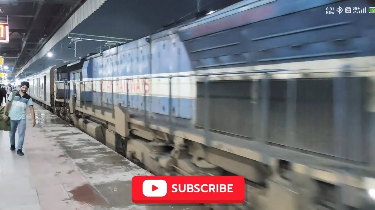 22997 Kota junction Shri Ganganagar Superfast Express - YouTube