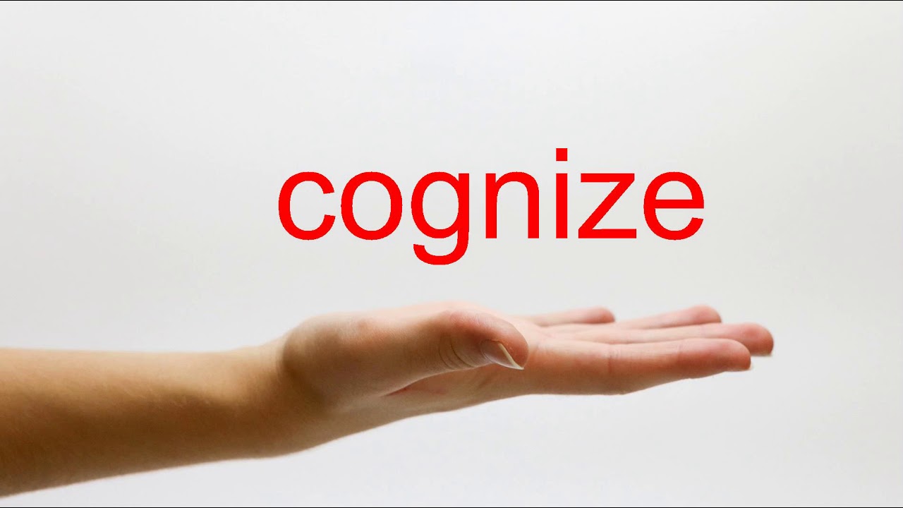 How to Pronounce cognize - American English