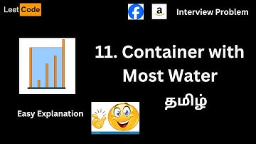 Container With Most Water | Leetcode : 11 | Java | Tamil
