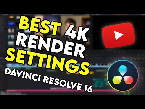 Davinci Resolve 1080p 1440p 4k Render Settings Best Settings For Youtube Youtube