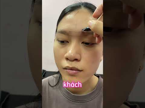 Học PMU Tại Hani - Cách Xác Định Dáng Mày Trước Khi Phun #hocphunxamthammy
