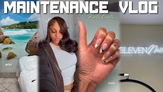 MAINTENANCE VLOG FOR PUNTA CANTA🌴 | New Hair Color + Nails + Brazilian Wax + Packing With Me, Etc