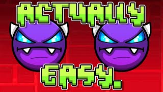The ACTUAL Easiest Demons in Geometry Dash
