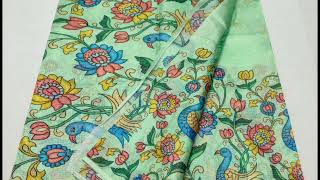 Soft Silk Kota Printed Saree With Blous 650+$  #saree #silksaree #kota screenshot 5