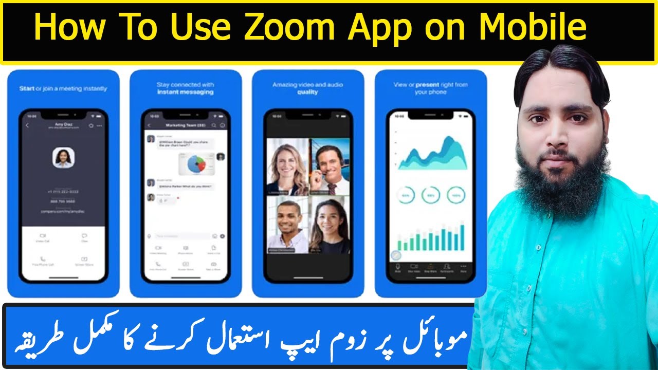 How to Use Zoom App on Mobile l Zoom App Phone Me Kaise Use Kare YouTube