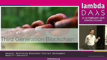 Manuel M T Chakravarty - Keynote - Rethinking Blockchain Contract Development | Lambda Days 19