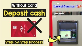 Contactless Deposit Cash Bank of America's ATM | BOA ATM cardless digital card deposit money Apple