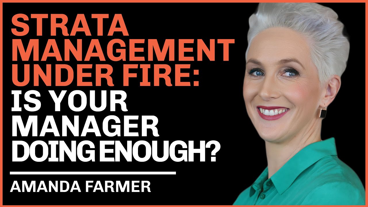 Amanda Farmer On Whether Your Strata Manager Is Doing Enough