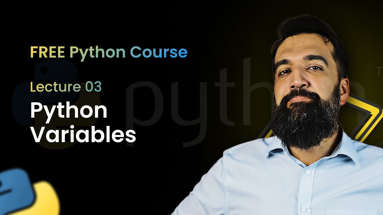 Python Variables | Python Programming | Class 3 - YouTube