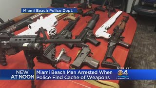 Weapons Cache Found During Miami Beach Disturbance Call