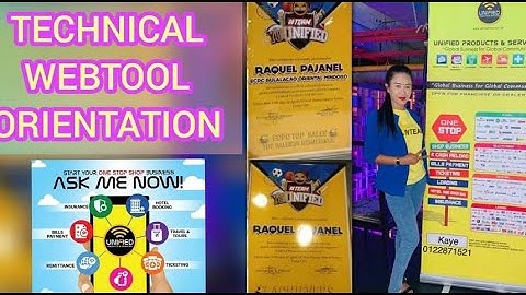 TECHNICAL WEBTOOL ORIENTATION TRAINING by Ms. Raquel Pajanel