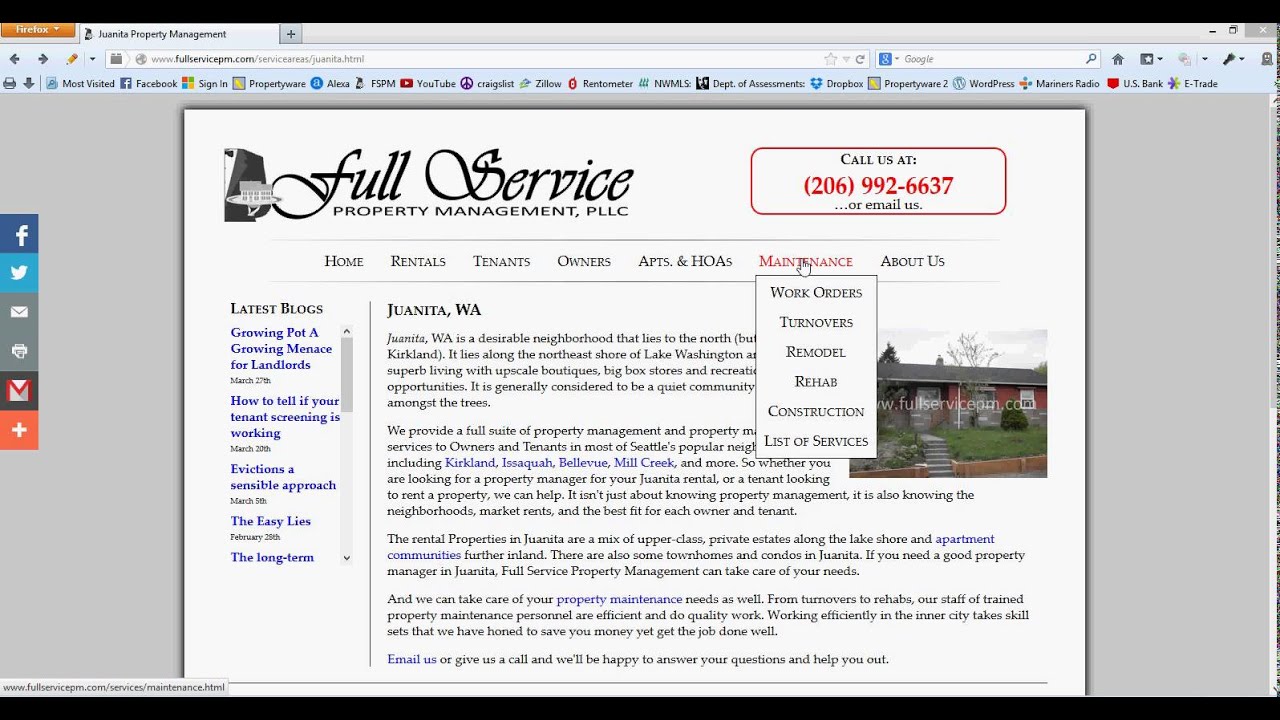 Property Management Juanita WA | Homes Condos Apts HOAs