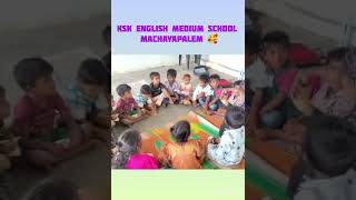 teaching with learning materials @ flash cards # KSK EM SCHOOL - Machayapalem