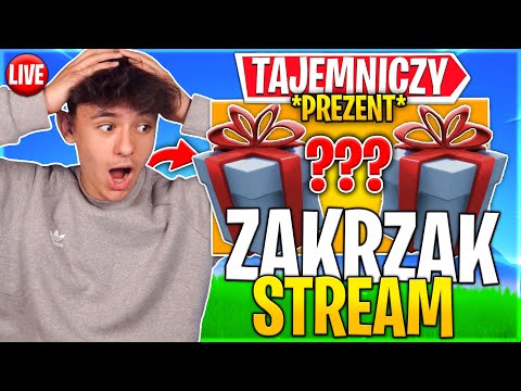 TAJEMNICZY PREZENT 17:00! WBIJAJ NA STREAM w Fortnite - KOD ZakrzakYT w Sklepie  - TAJEMNICZY PREZENT 17:00! WBIJAJ NA STREAM w Fortnite - KOD ZakrzakYT w Sklepie 