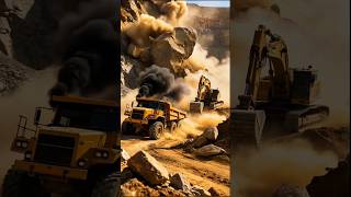 😱 longsor tambang emas #longsor #tambangemas #tragedi #excavatorbesar #shorts