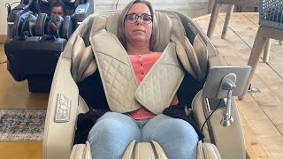 HighPointe Os Osaki 4D Massage Chair POV overview (bloopers at the end)