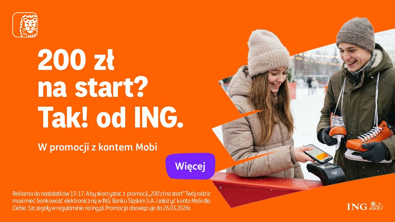 Złap 200 zł na start z kontem Mobi!