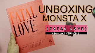MONSTA X -[FATAL LOVE] Album Vol.3 Unboxing Version 2- Gee KO 몬스타엑스 3집 페이탈러브 러브 킬라 앨범