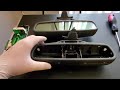 How to replace auto-dimming interior rear view mirror|2000 to 2009 Volvo P2 platform vehicles.