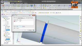 Alibre (Geomagic) Tutorial:  How to Create O-Ring Groove