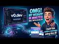 I created webapp by amazing vibe coding tool | Vercel