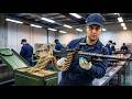 INSIDE US Military Factory: How M249 SAW Machine Gun is Manufactured (Full Process)