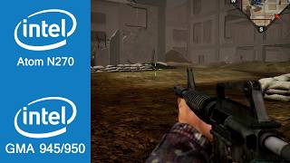 Battlefield Vietnam Gameplay Intel Atom N270 + Intel GMA 945/950