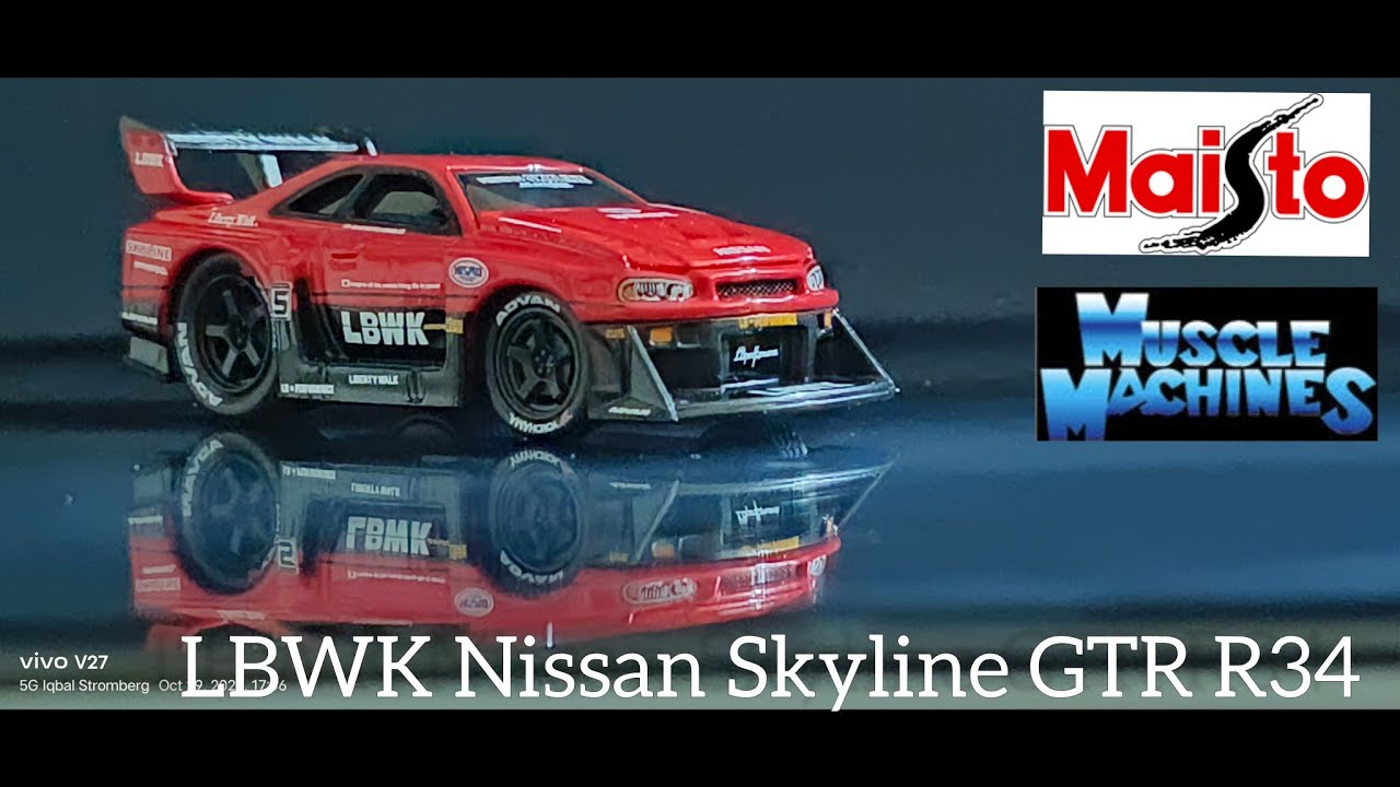 Muscle Machine LBWK Nissan Skyline GTR R34 - YouTube