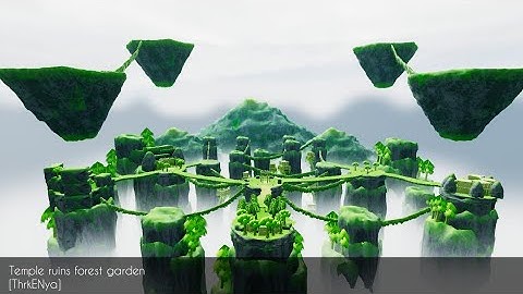 [Unity Asset] Temple Ruins Forest Garden [ThrkEnya]