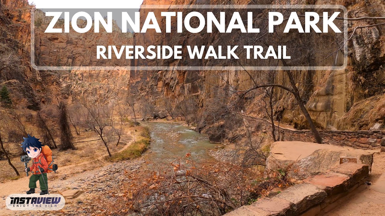 Zion National Park Riverside Walk Trail🇺🇸