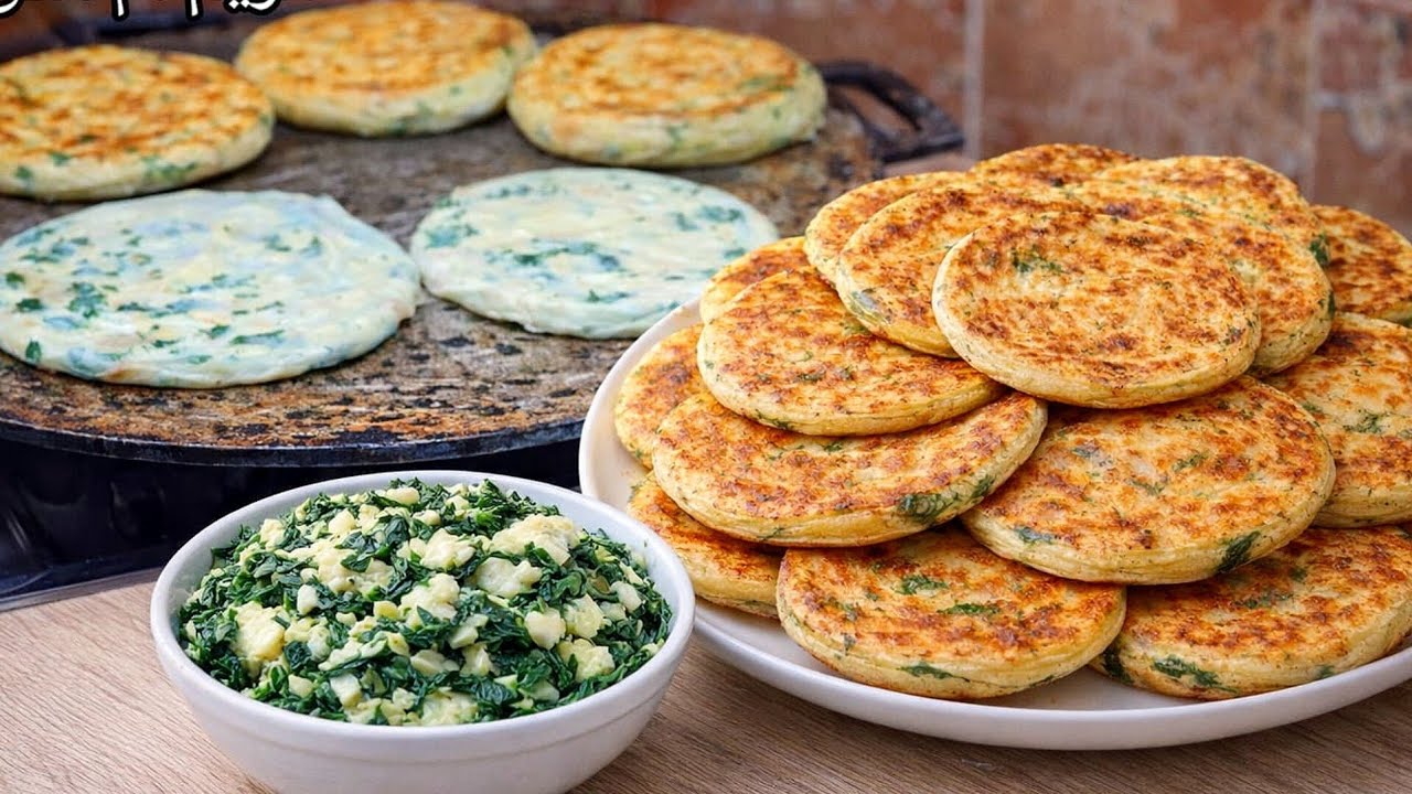 #ميني مسمن معمر بالجبن و سبانخ ⁉️كيجي لذيذ متشبعوش منو مورق ضروري منو فرمضان 👌