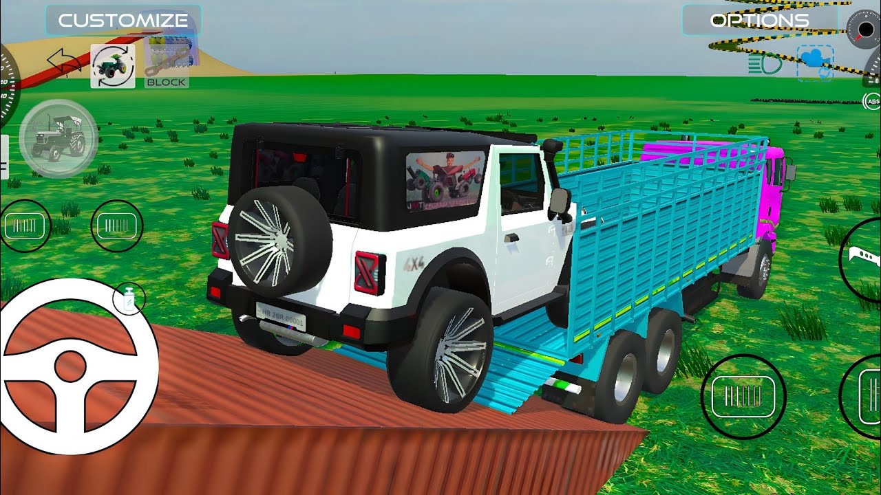 Driving Scorpio 4x4 and Fortuner 4x4 in Game 🔥 #scorpio #thar #fortuner #gamingvideos 