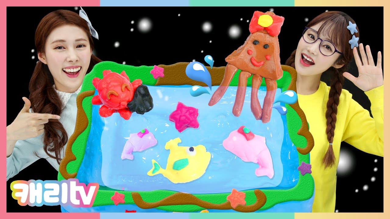 [캐리와장난감친구들] 물에 뜨는 천사 실리콘으로 만드는 나만의 아쿠아 월드 만들기 DIY
