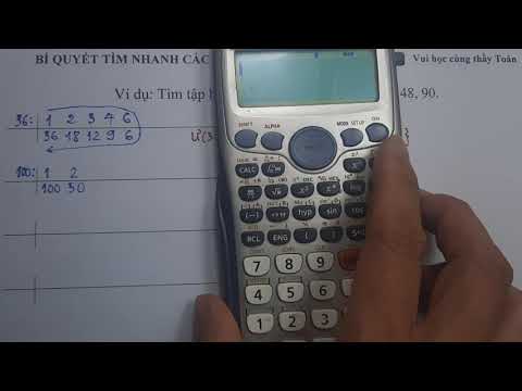 Video 6.2.1 Bí quyết tìm nhanh các ước của một số - youtube
