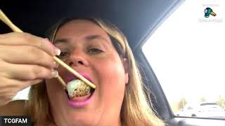 Sushi mukbang! Join me !!