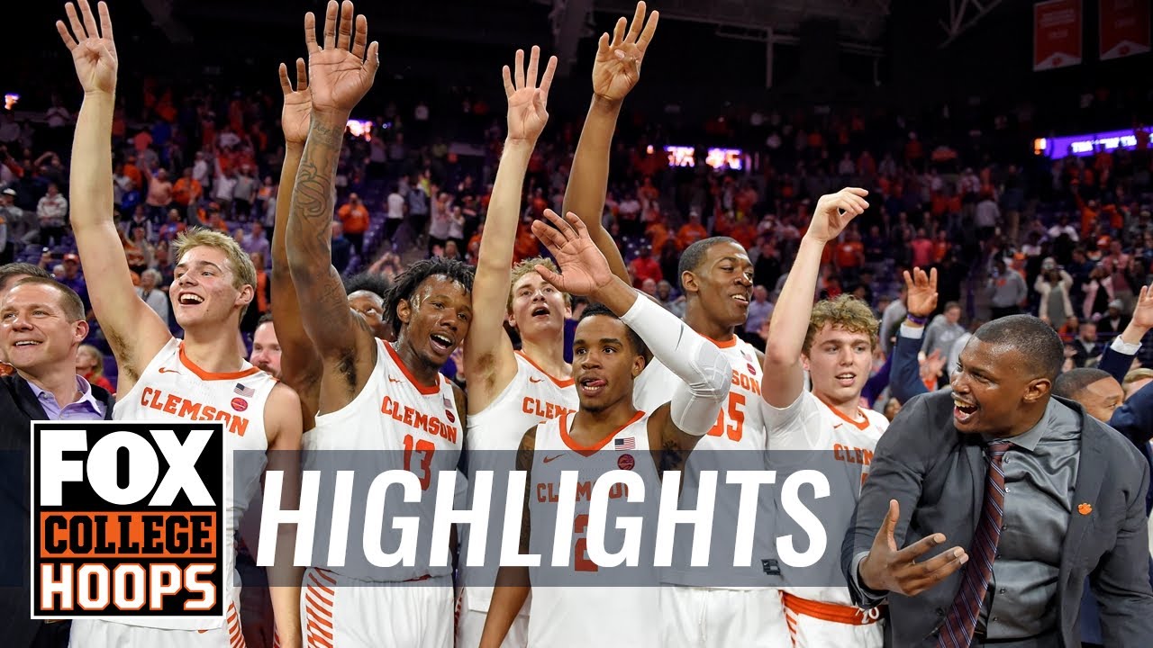 No. 3 Duke gets knocked off by Clemson, 79-72 | FOX COLLEGE HOOPS HIGHLIGHTS