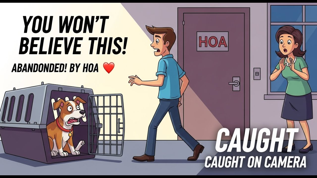 HOA Leaves Dog Behind—Captured on Security Camera 😢