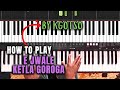 The easy way to play 🎹 || e jwale ketla goroga, by kgotso ft spirit of praise || #lessons #piano