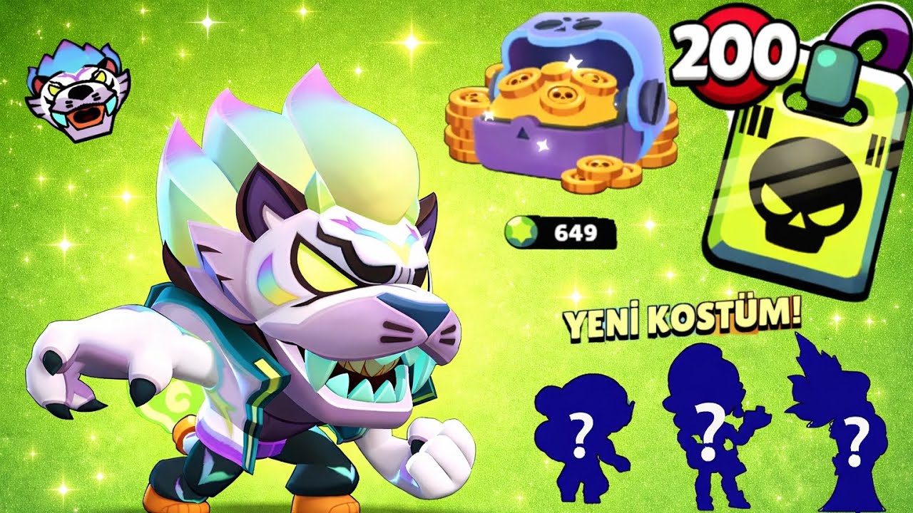 Pro Pass Alıp Fulledim🤑 | Yeni Kostümler Ve Kaynaklar🔥-Brawl Stars 