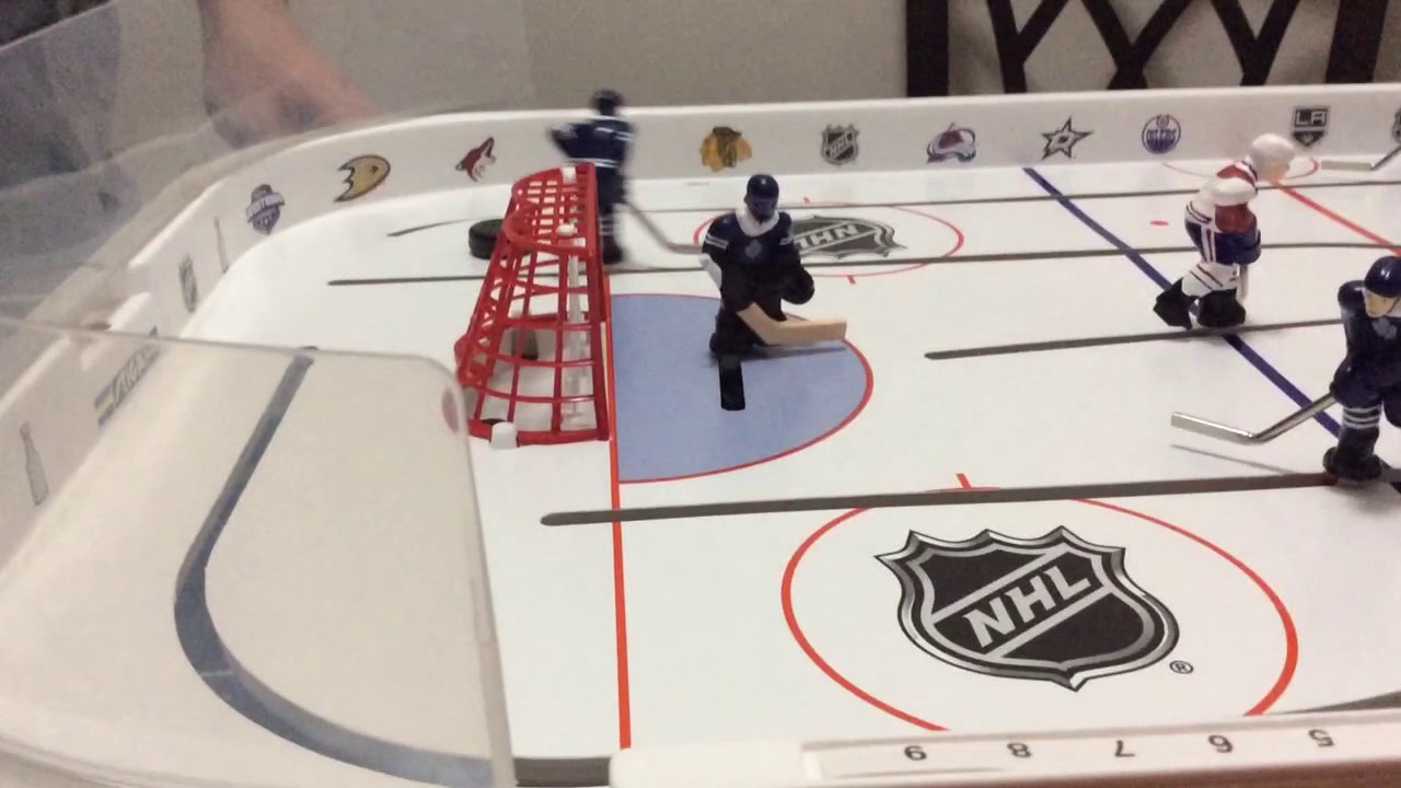 Table hockey game YouTube