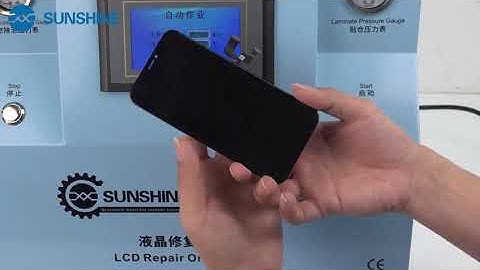 Sunshine S-959P Mute Laminating Debubblers One Machine Defoaming Air Compressor