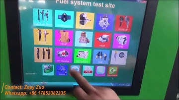 New system!! CR966 Common rail test bench HEUI Testing