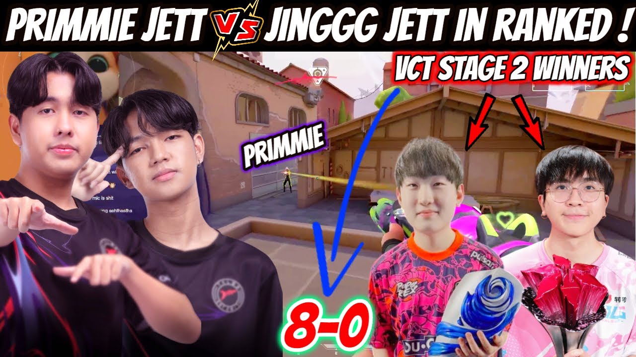 When VCT Stage 2 Winners PRX Jinggg & BLG Nephh Can't Survive in Rank Against TLN Primmie & TLN Thyy