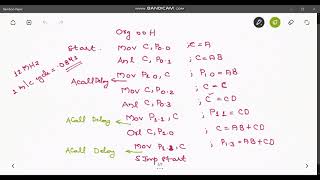 B.1 - Realization of boolean expressions using ports in 8051 using Ride and Proteus