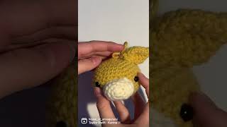 Crocheting Gigi the Giraffe #amigurumi #amigurumicrochet #crochet #giraffe #cute #diy #shorts #yt