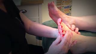 ASMR Reflexology (Unintentional ASMR, Real person ASMR)