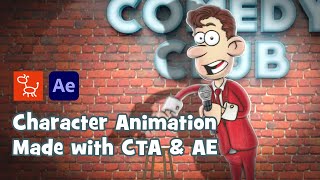Made With Cartoon Animator & After Effects Comedy Club - Animation By Warwick Hays